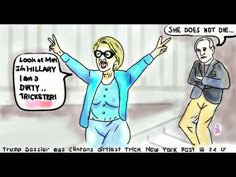 Hillary Clinton. Roger Stone. New York Post. Dirty trickster. Political cartoon. 🐱 post thumbnail image