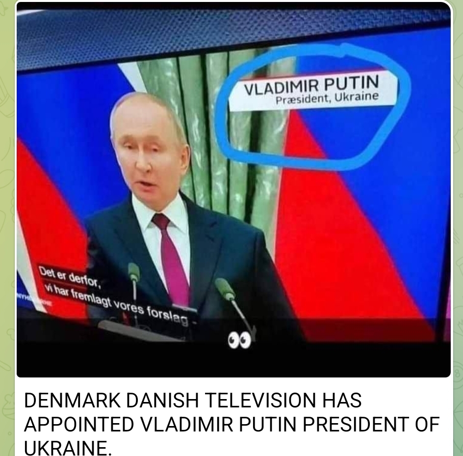 Путин президент Украины Мем