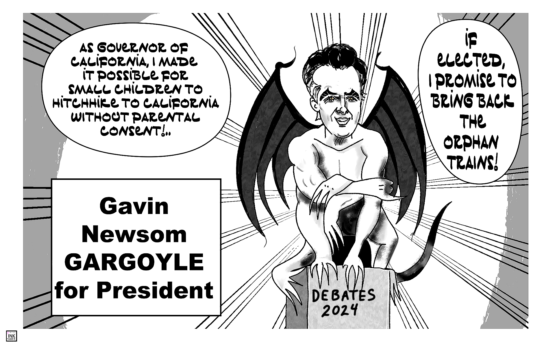 Inktober 2022 Political Cartoons Collection post thumbnail image