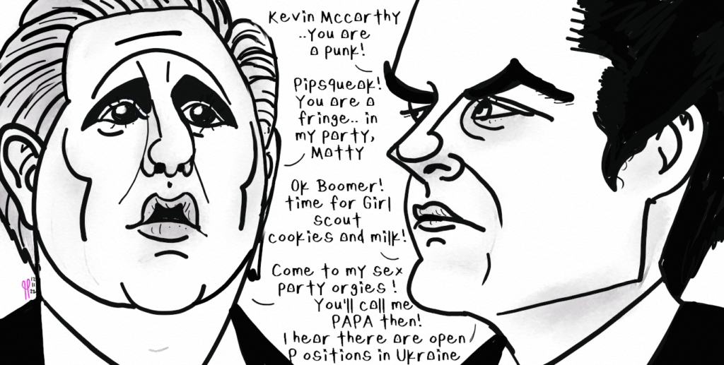 Kevin Mccarthy Political Cartoon Matt Gaetz House Gop Political Cartoons