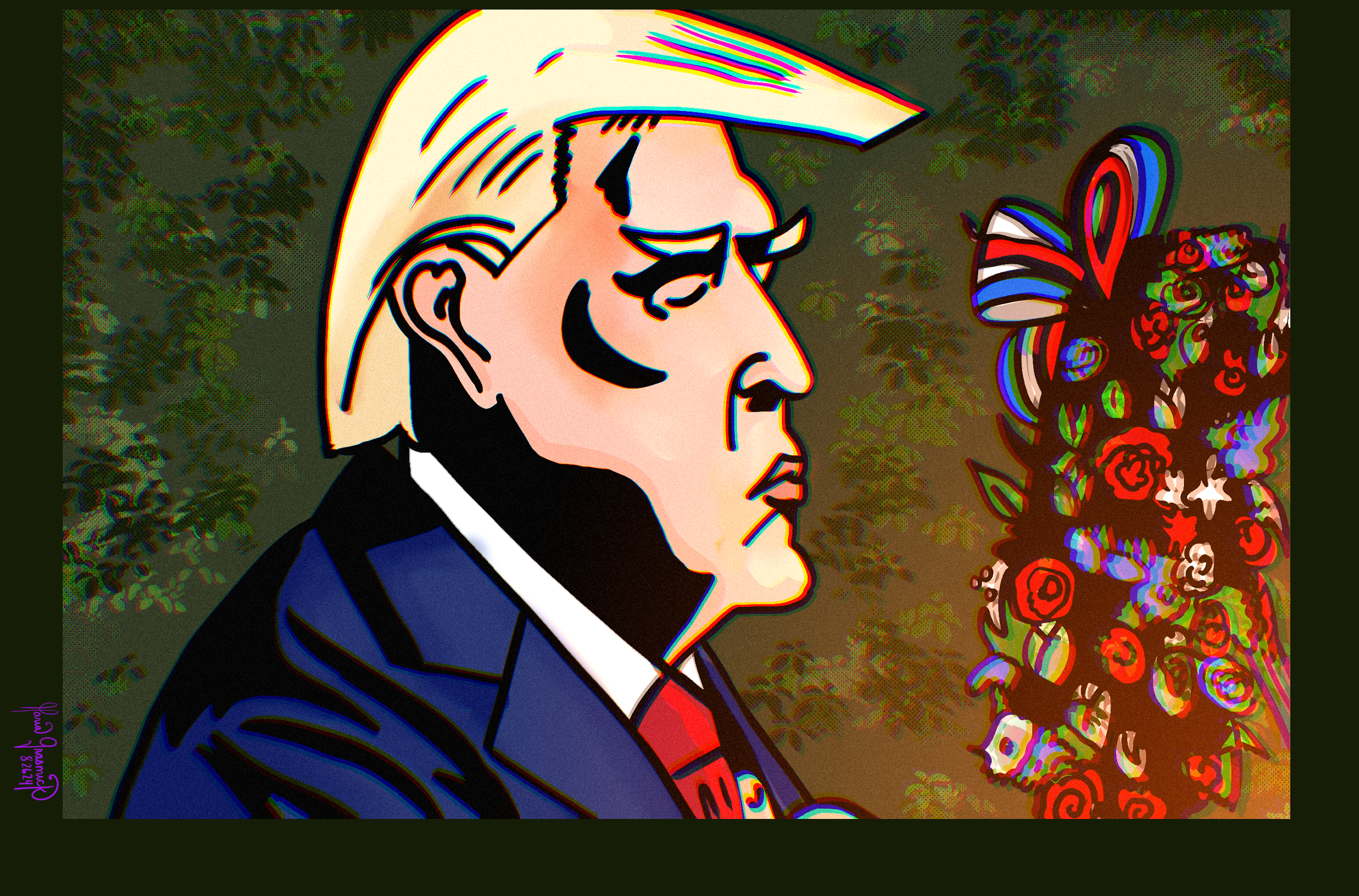 President Donald Trump lays wreath at Arlington National Cemetery Political Cartoon #DonaldTrump #ArlingtonNationalCemetary #Veterans #Politicalcartoon post thumbnail image